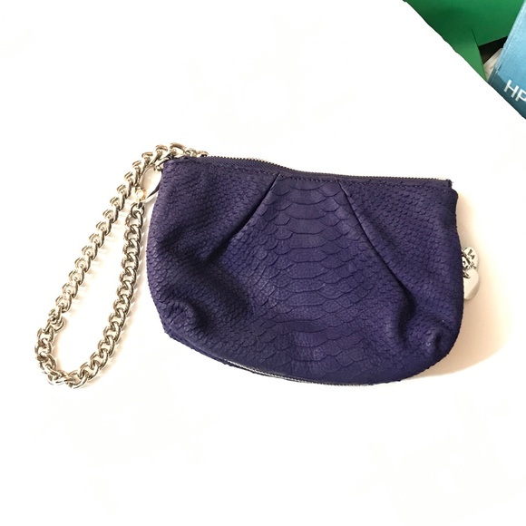 Henri Bendel purple bag wristlet - Picture 10 of 11